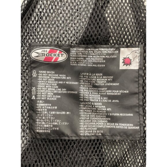 Joe Rocket Motorcycle Jacket Windbreaker Jacket 2XL SKU 1619 - Picture 7 of 10